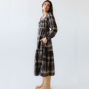 Harlow Plaid Maxi Dress
